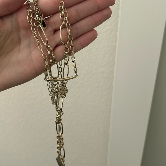 Free people layered charm necklace - Picture 2 of 4